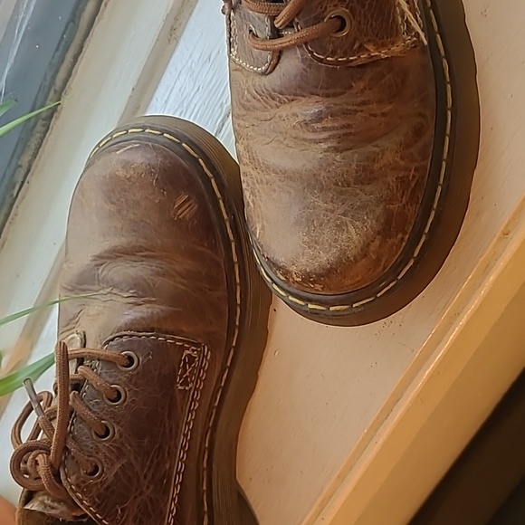 Dr Martens | 90s chunky vintage brown SIGMA shoe boots | 8 - Picture 4 of 6